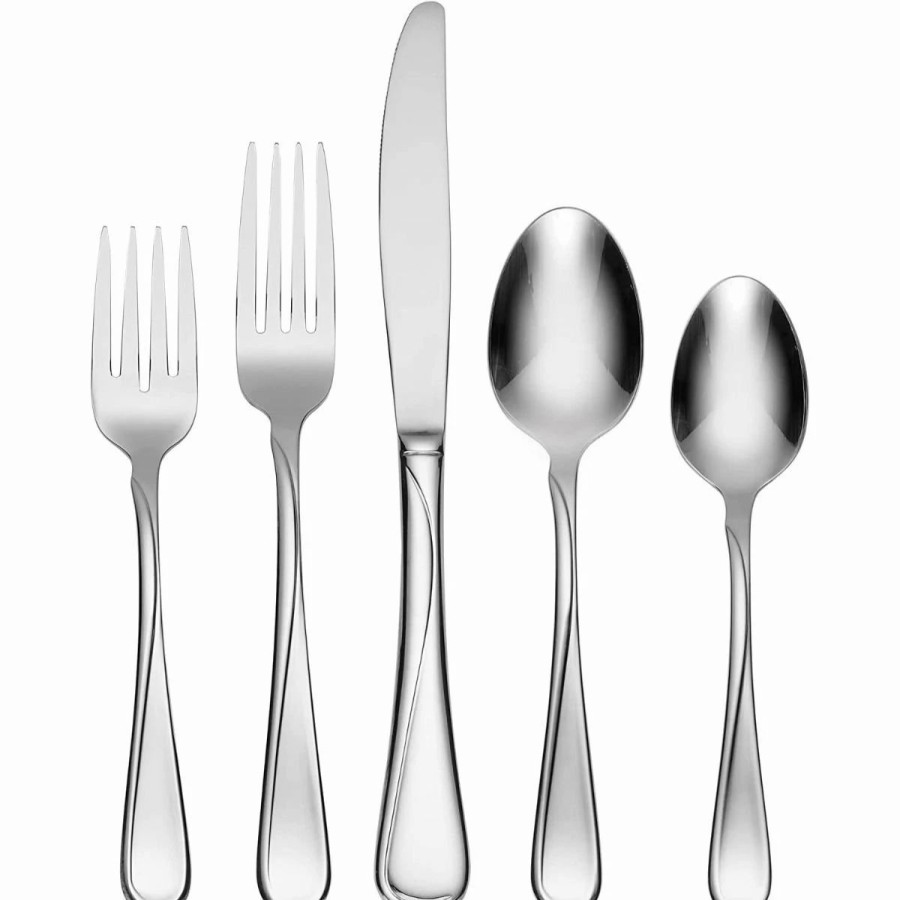 Flatware * | Oneida 18/0 Stainless Steel 20-Piece Flatware Set | Flight