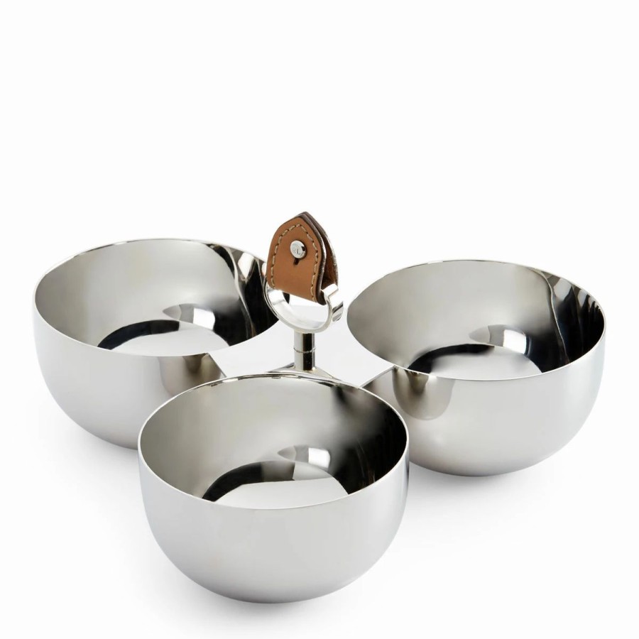 Bowls * | Ralph Lauren Wyatt 4 1/2 Triple Nut Bowl