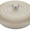 Dutch Ovens & Braisers * | Le Creuset 5 Qt. Signature Enameled Cast Iron Braiser With Stainless Steel Knob | Meringue White