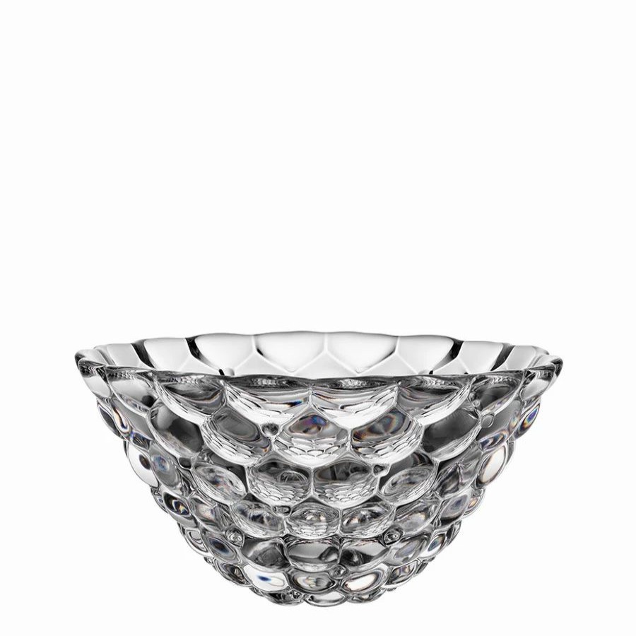 Bowls * | Orrefors Kosta Boda Orrefors Crystal, Raspberry 7 1/2 Crystal Bowl