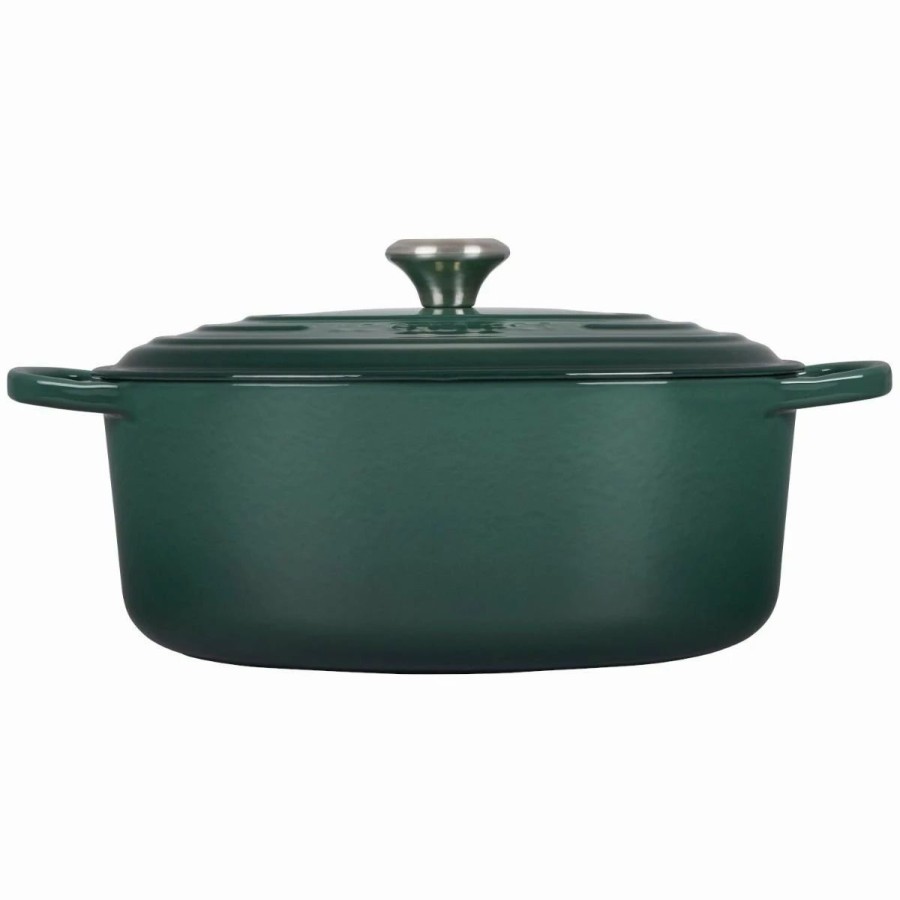 Dutch Ovens & Braisers * | Le Creuset 6.75 Qt. Oval Signature Dutch Oven With Stainless Steel Knob | Artichaut