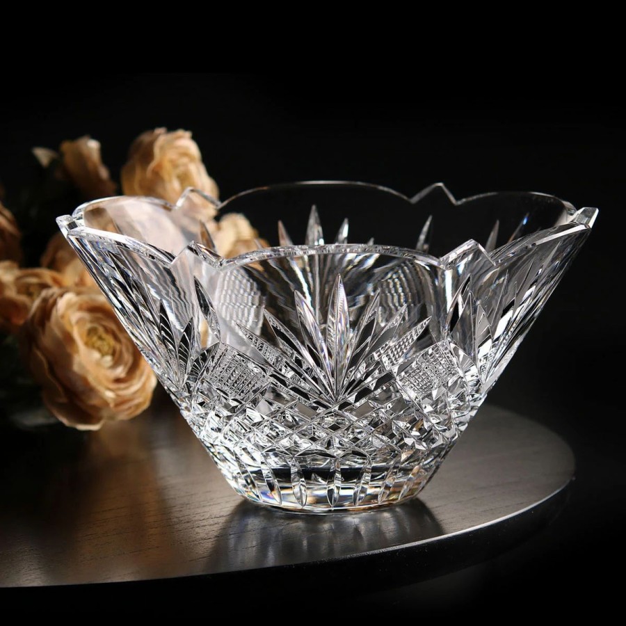 Bowls * | Cashs Crystal Cashs Ireland, Art Collection, Trellis 9 Bowl