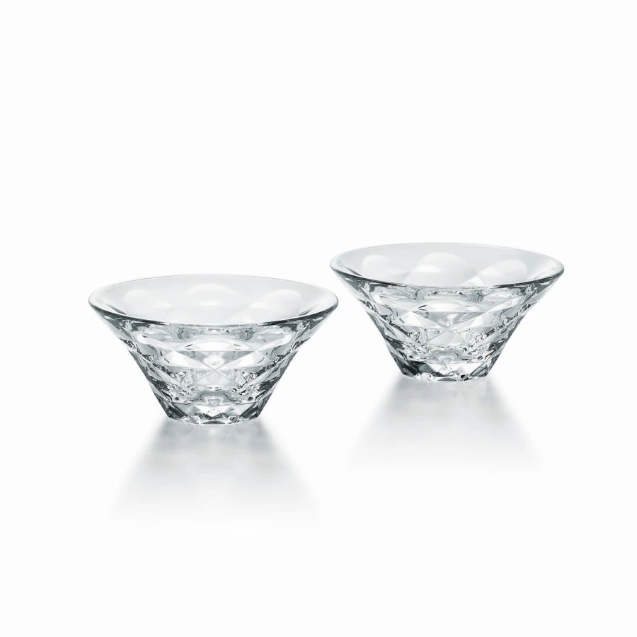 Bowls * | Baccarat Crystal Baccarat Swing Small 3.3 Bowl, Pair