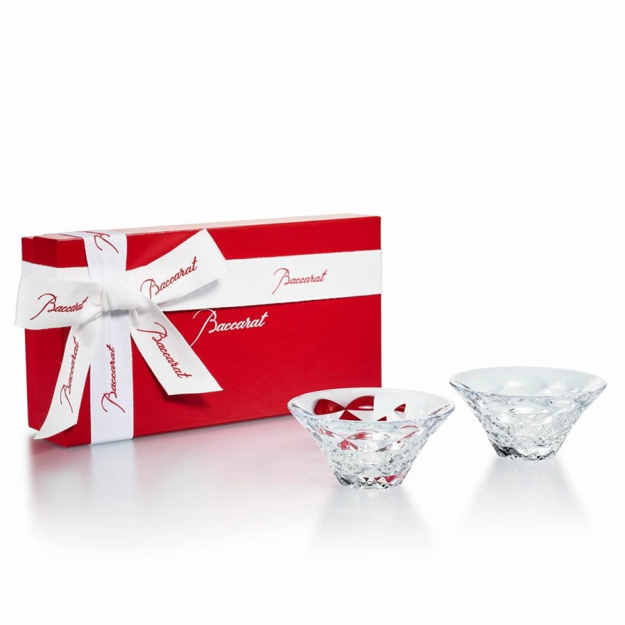 Bowls * | Baccarat Crystal Baccarat Swing Small 3.3 Bowl, Pair