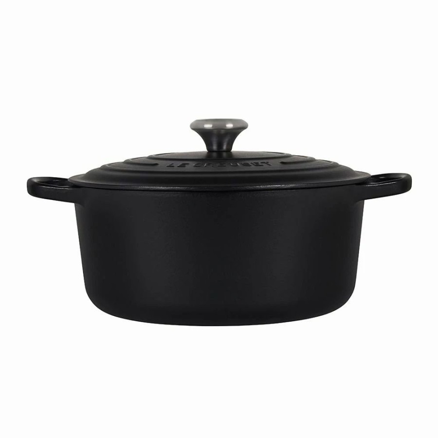 Dutch Ovens & Braisers * | Le Creuset 7.25 Qt. Round Signature Dutch Oven With Stainless Steel Knob | Licorice