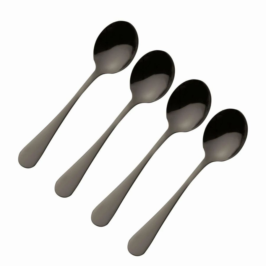 Flatware * | Viners Select 4-Piece Tea Spoon Set | Grey