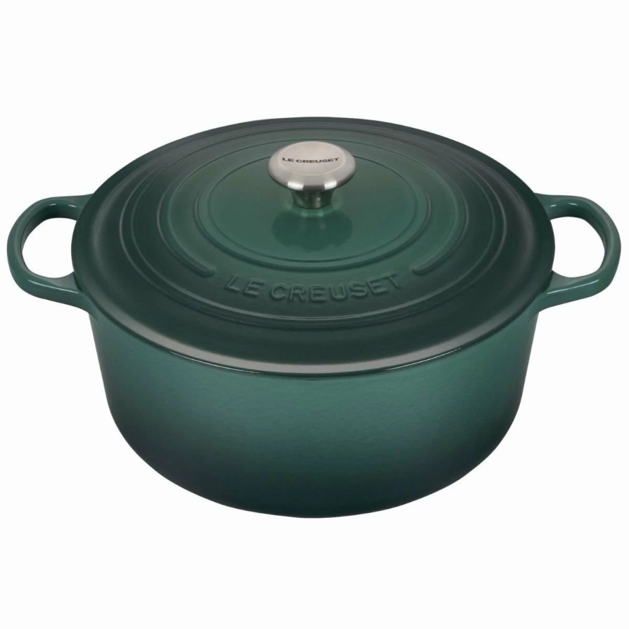 Dutch Ovens & Braisers * | Le Creuset 9 Qt. Round Signature Dutch Oven With Stainless Steel Knob | Artichaut