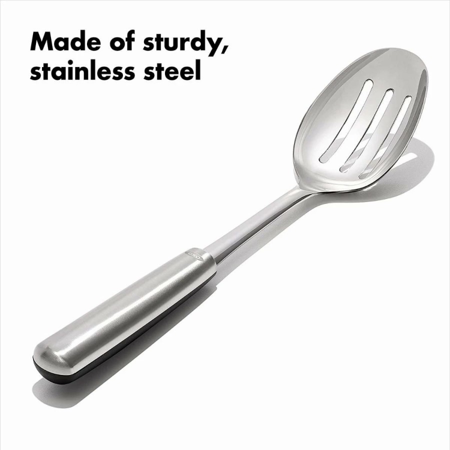 Flatware * | Oxo Steel Slotted Spoon