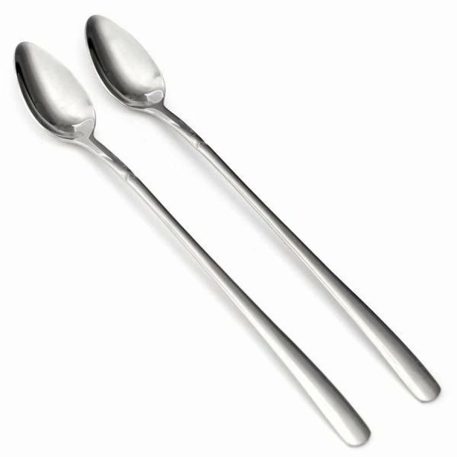 Flatware * | Norpro Iced Tea Spoon / Dessert Spoon (2 Included)