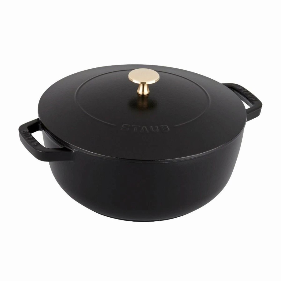 Dutch Ovens & Braisers * | Staub 3.75 Qt. Essential French Oven | Matte Black