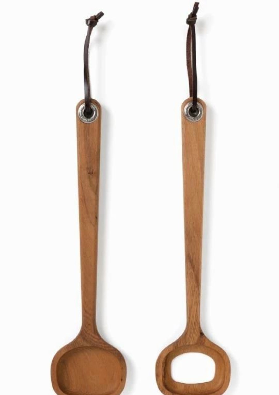 Flatware * | Ironwood Gourmet Nordic Salad Serving Spoons By Fox Run