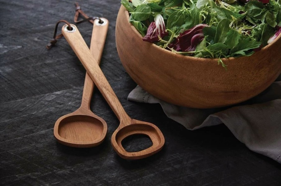 Flatware * | Ironwood Gourmet Nordic Salad Serving Spoons By Fox Run