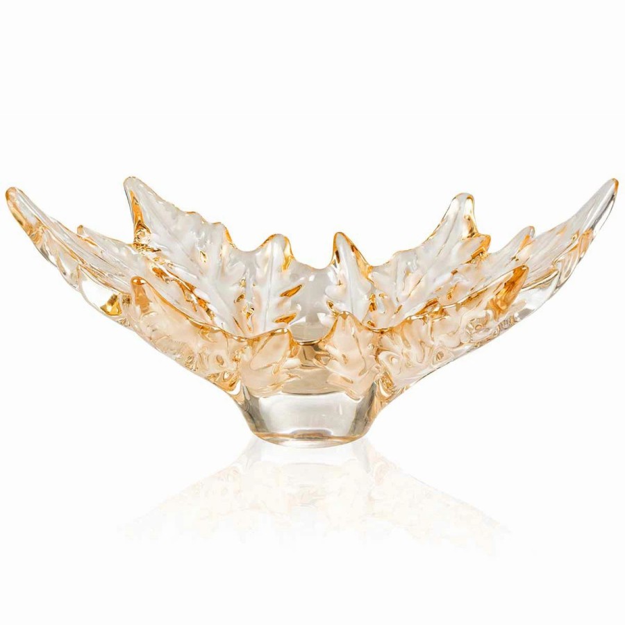 Bowls * | Lalique Champs Elysees 10 Bowl, Gold Luster