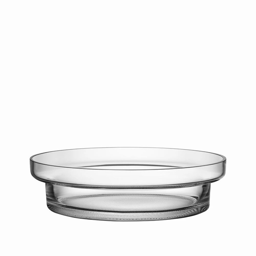 Bowls * | Orrefors Kosta Boda Kosta Boda 13 Limelight Low Bowl Clear