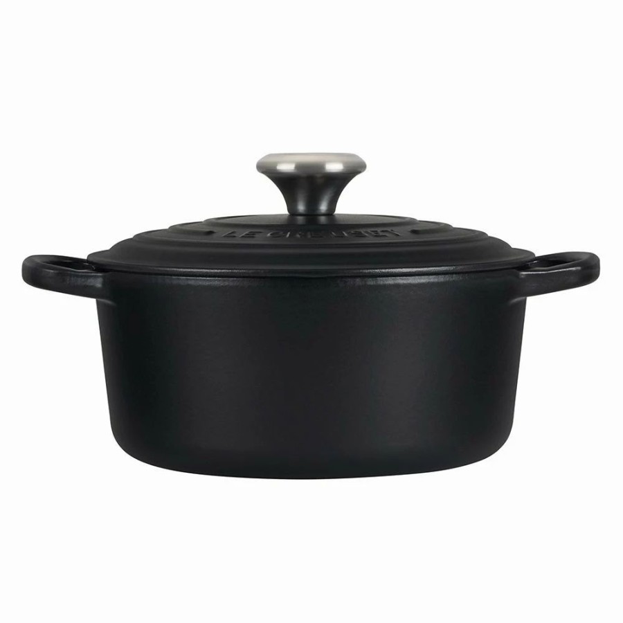 Dutch Ovens & Braisers * | Le Creuset 3.5 Qt. Round Signature Dutch Oven With Stainless Steel Knob | Licorice