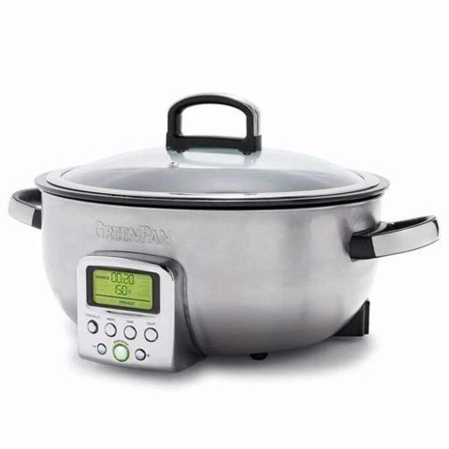 Specialty Appliances * | Greenpan Omni Cooker Stainless Steel 5.6L