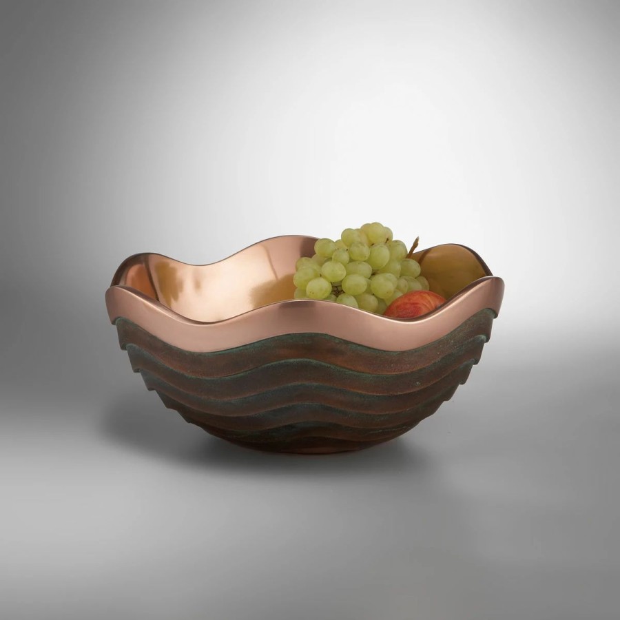 Bowls * | Nambe Mills, Inc. Nambe Metal Copper Canyon 6 Bowl