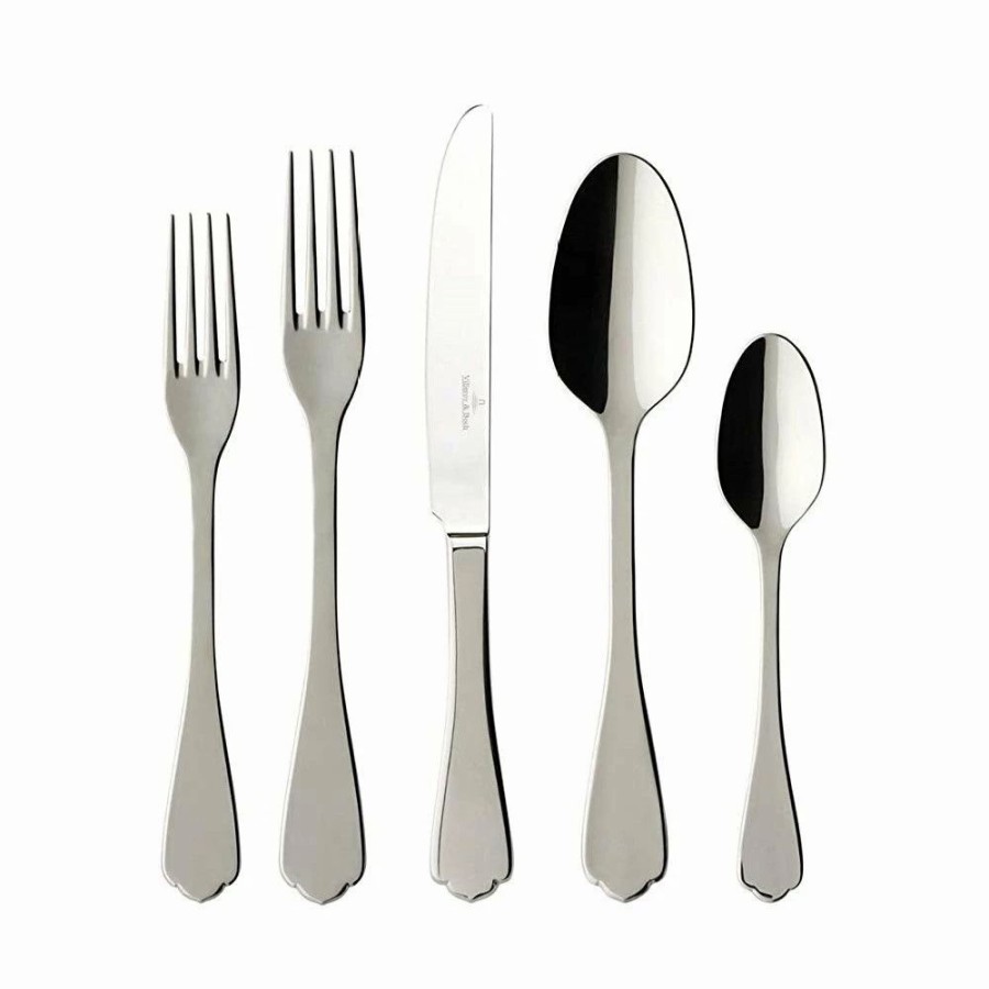 Flatware * | Villeroy & Boch 64-Piece Stainless Steel Flatware & Serving Set | Medina