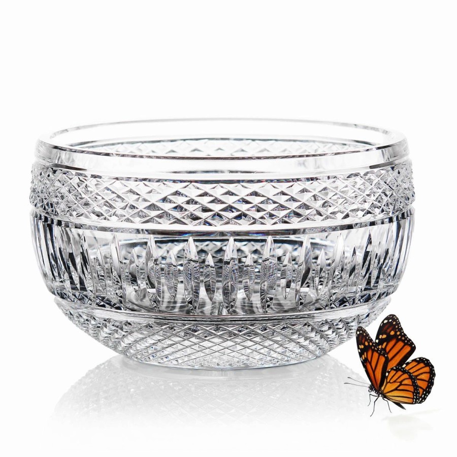 Bowls * | Cashs Crystal Cashs Ireland, Art Collection Cooper Classic 8 Crystal Bowl