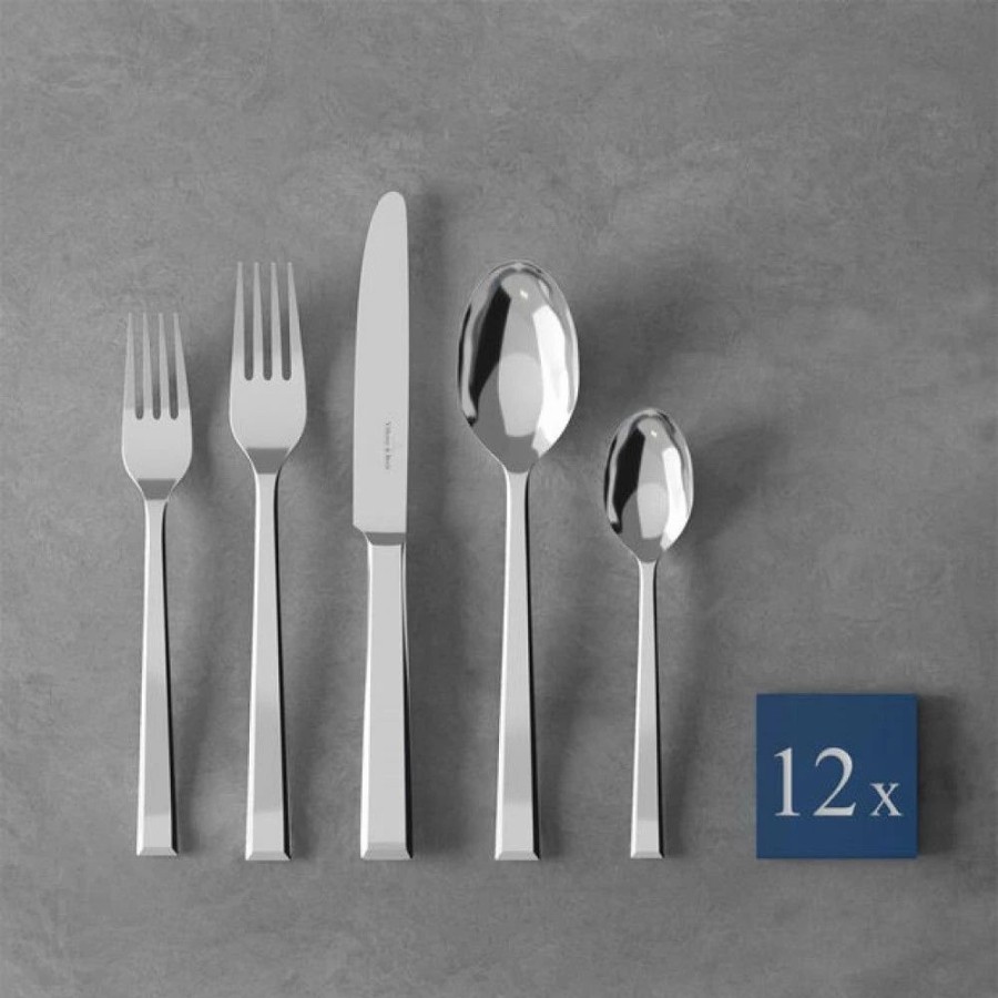 Flatware * | Villeroy & Boch 60-Piece Stainless Steel Flatware Set | Victor