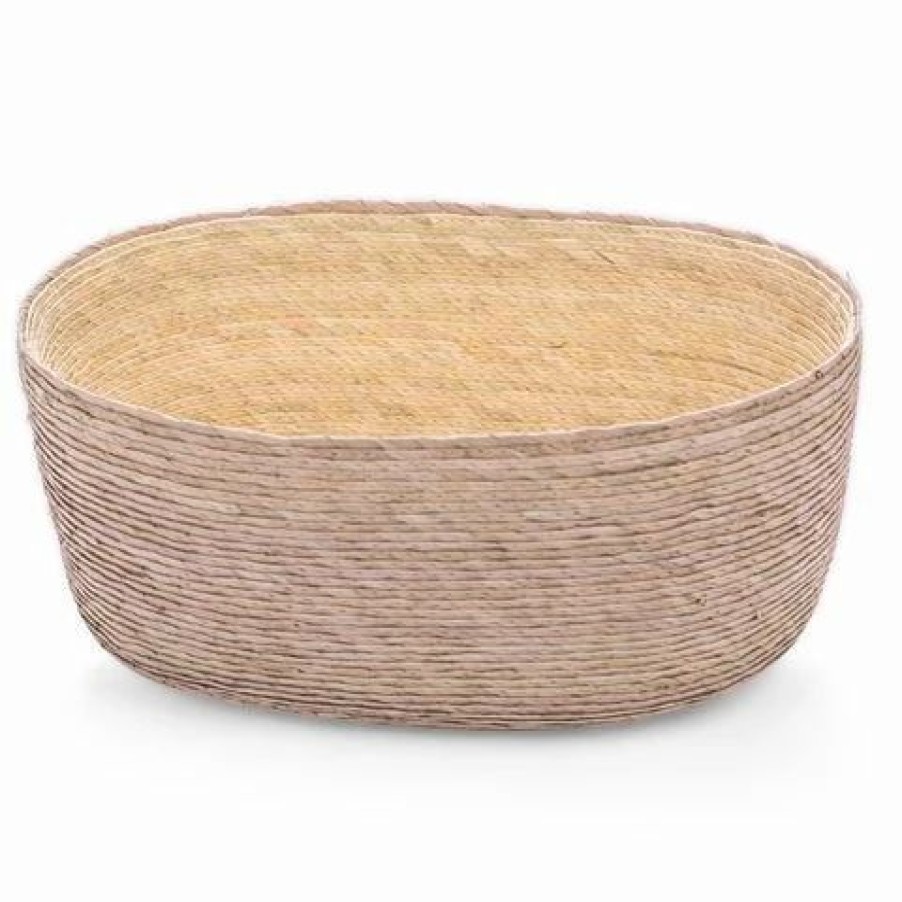 Storage * | Linen & Moore Cruz Oval Basket Mink