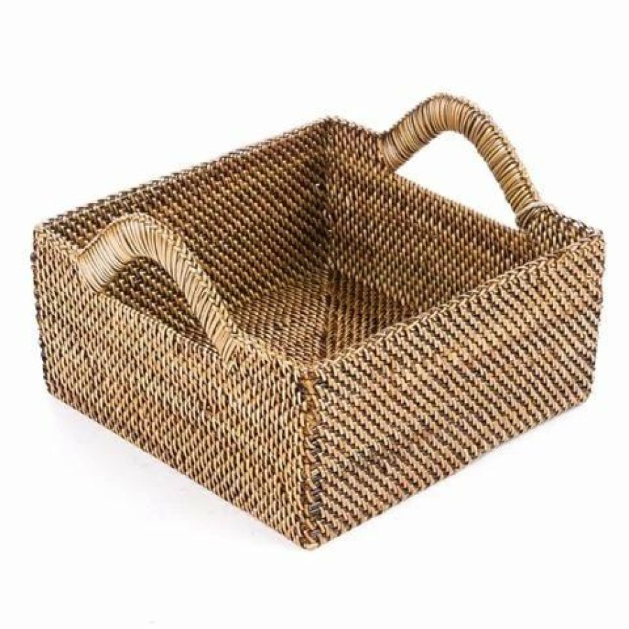 Storage * | Calaisio Basket Square With Handles Medium