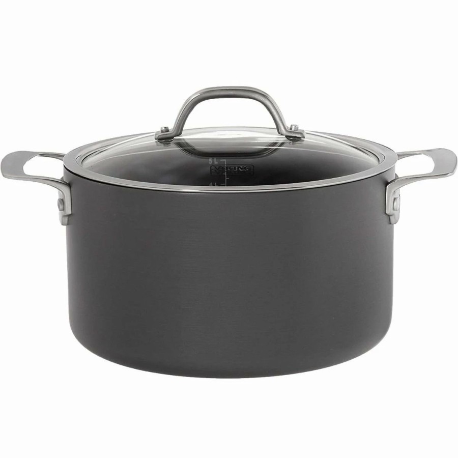 Dutch Ovens & Braisers * | Viking Hard Anodized Nonstick Dutch Oven | 6-Quart