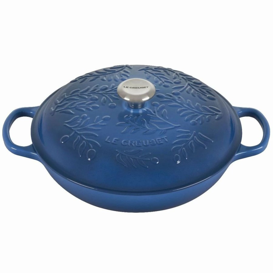 Dutch Ovens & Braisers * | Le Creuset Olive Branch Collection 3.5 Qt. Signature Braiser | Marseille