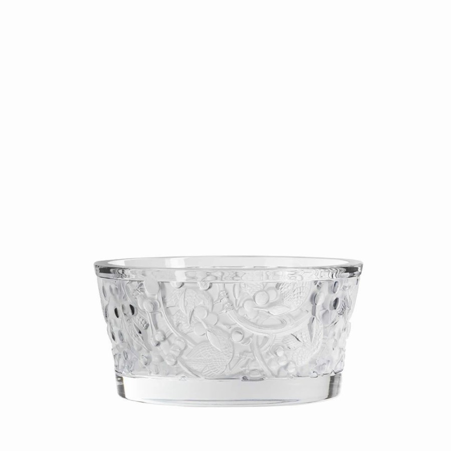 Bowls * | Lalique Merles Et Raisins 9.5 Bowl, Clear