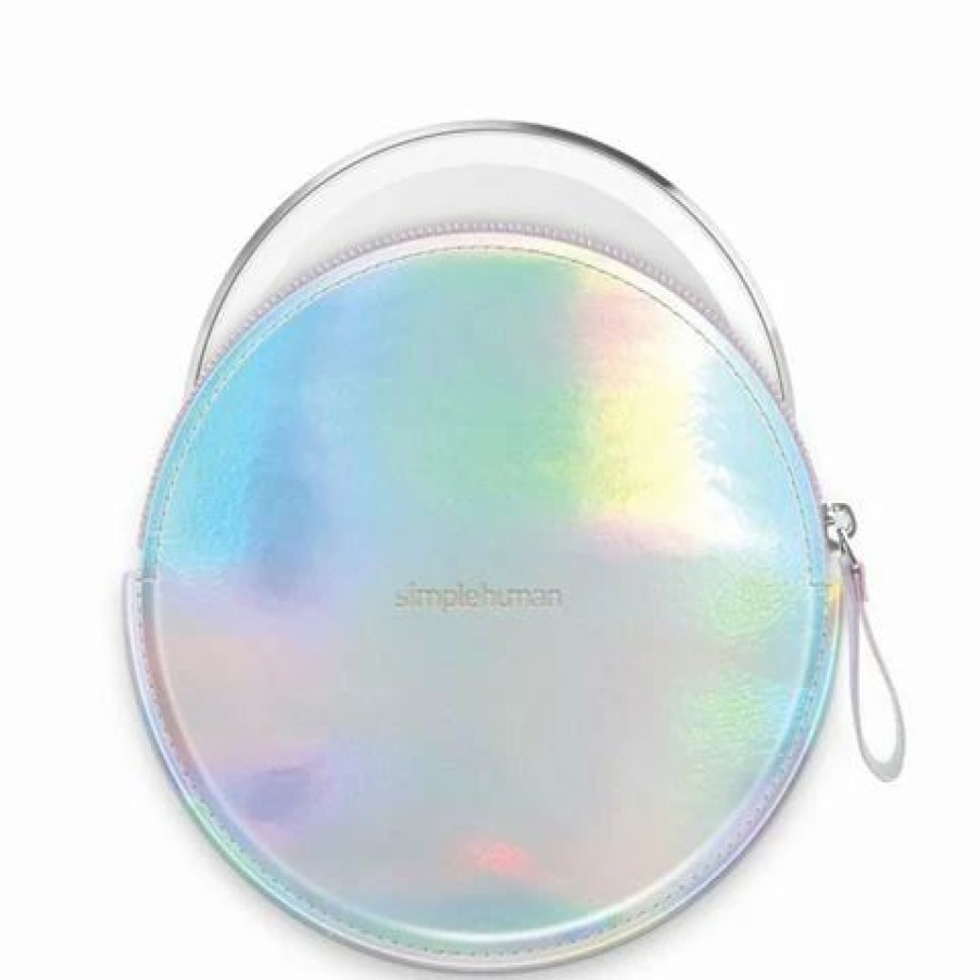 Storage * | Simplehuman Sensor Mirror Compact Zip Case Iridescent