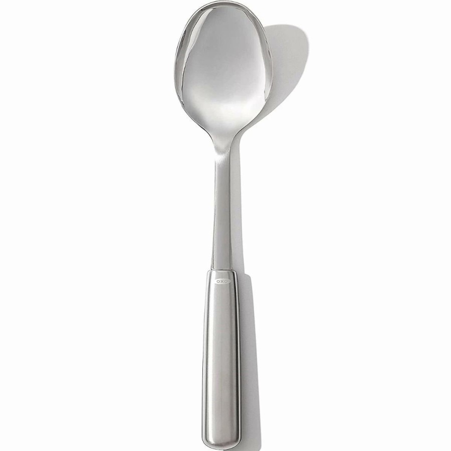 Flatware * | Oxo Steel Solid Spoon