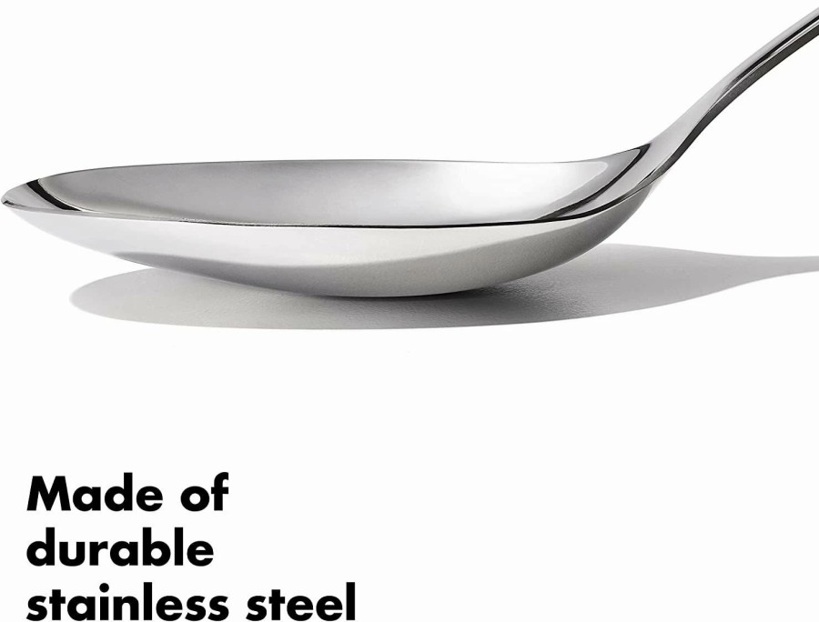 Flatware * | Oxo Steel Solid Spoon