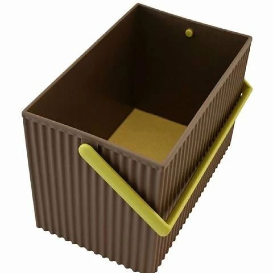 Storage * | Sceltevie Omnioffre Storage Box Medium Chocolate