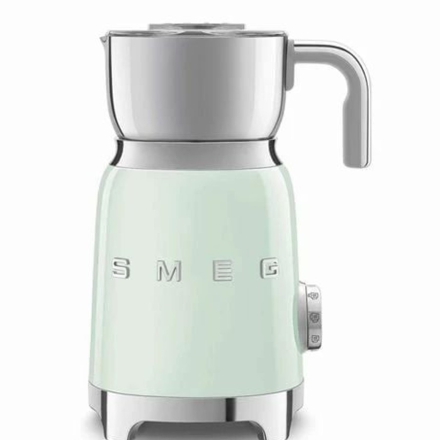 Specialty Appliances * | Smeg 50'S Retro Milk Frother Mff01Pgau Pastel Green