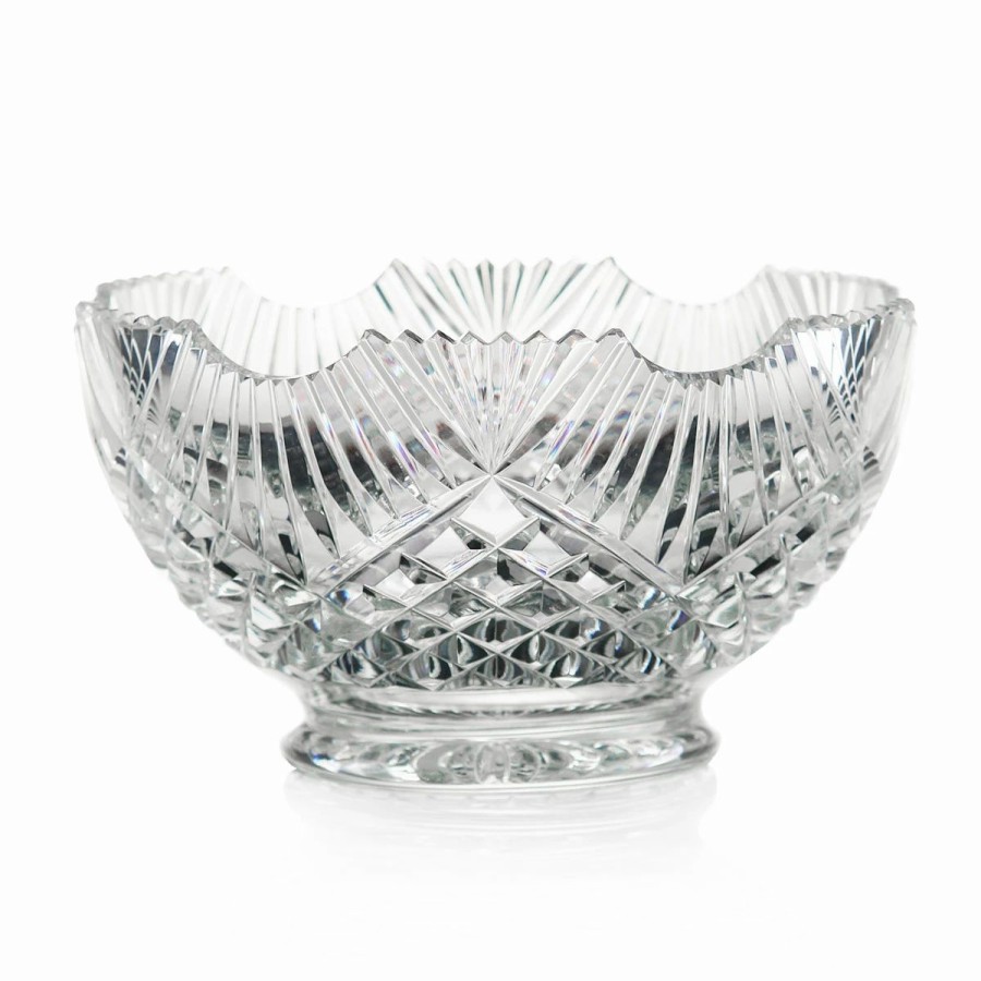 Bowls * | Cashs Crystal Cashs Ireland Art Collection 8 Emerald Isle Party Bowl