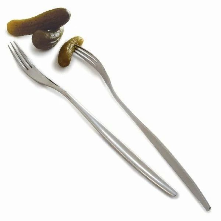 Flatware * | Norpro Stainless Steel Pickle Forks | Set Of 2