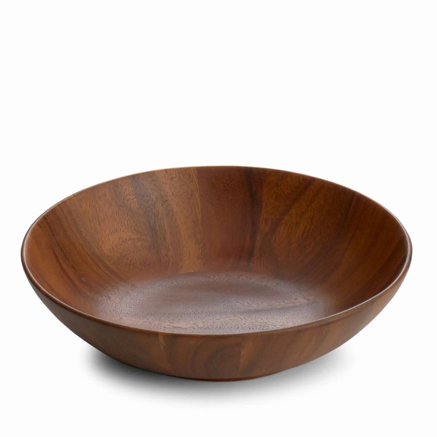 Bowls * | Nambe Mills, Inc. Nambe 9 Skye Wood Individual Salad Bowl