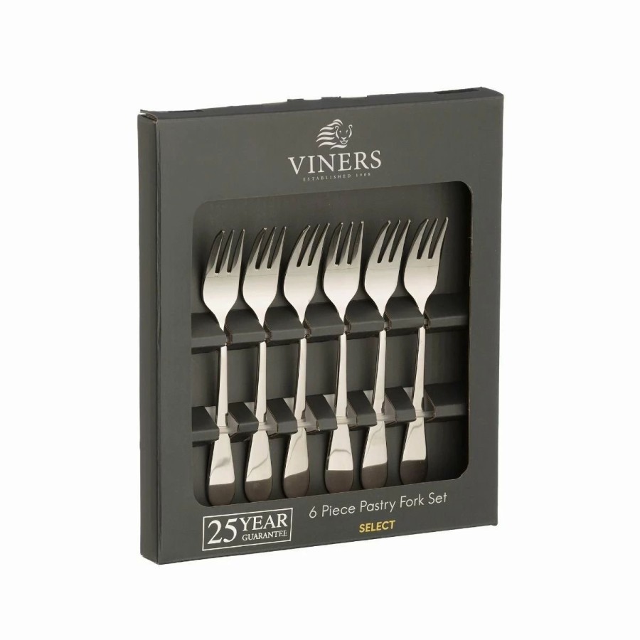 Flatware * | Viners Select Pastry Forks | Set Of 6