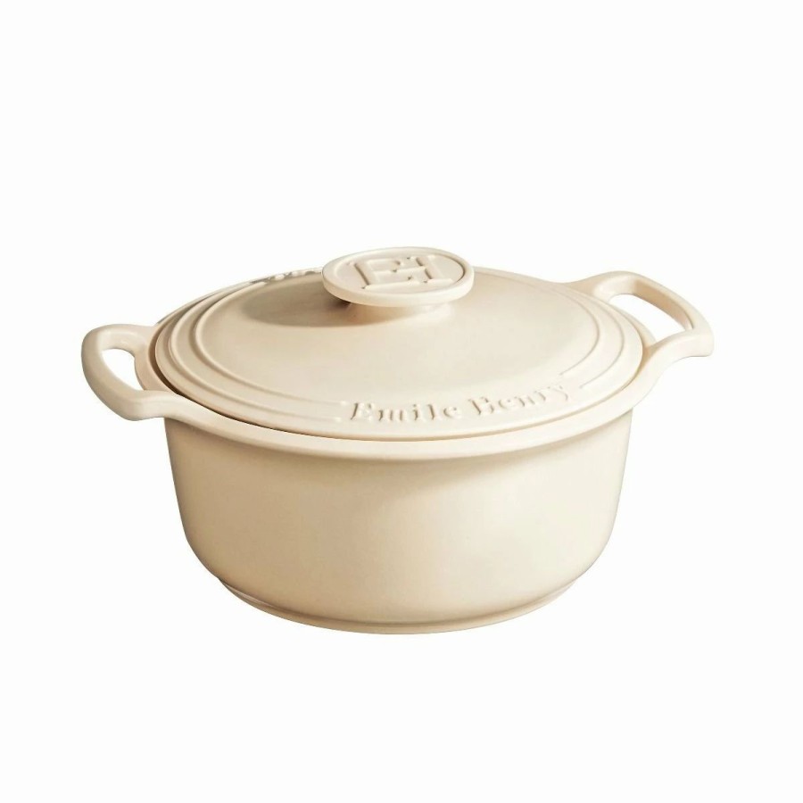 Dutch Ovens & Braisers * | Emile Henry 4-Quart Sublime Stewpot | Creme