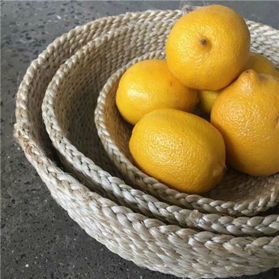 Storage * | Carnival Jute Round Bowl Set 3Pce