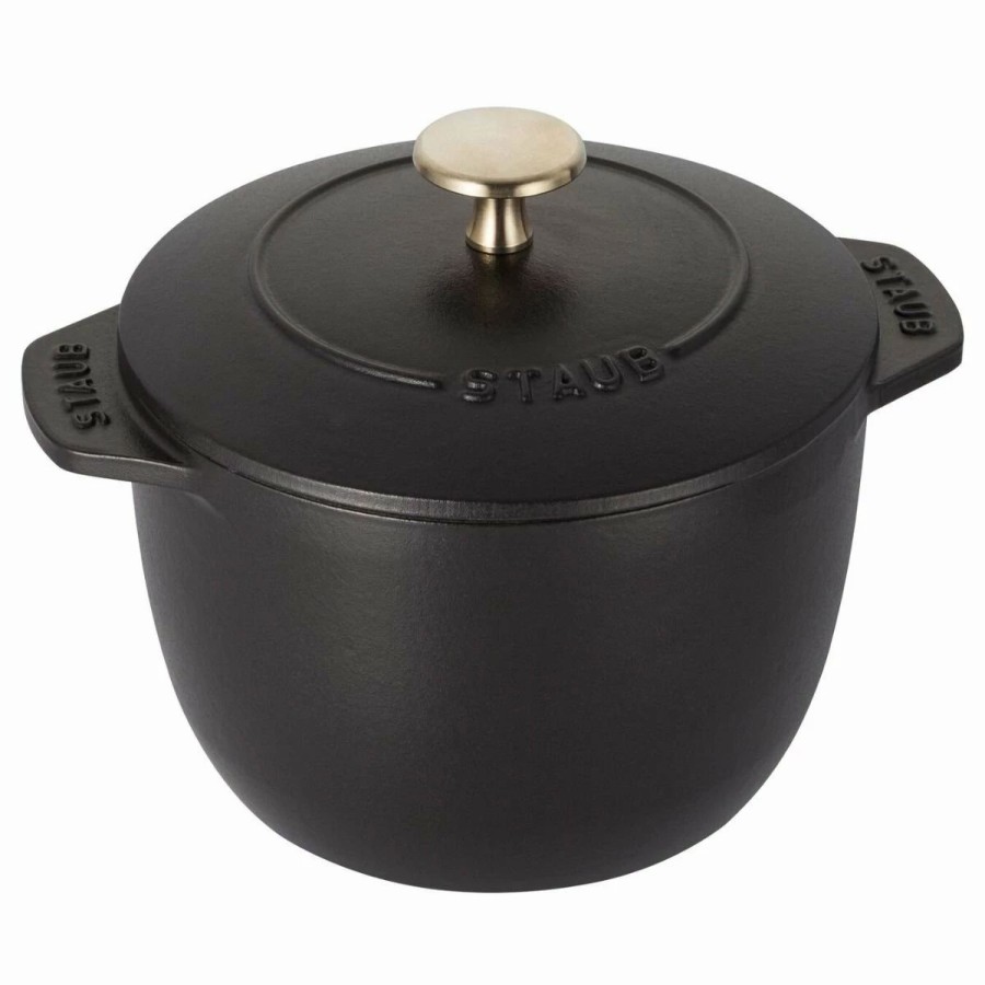 Dutch Ovens & Braisers * | Staub 1.5 Qt. Petite French Oven | Matte Black