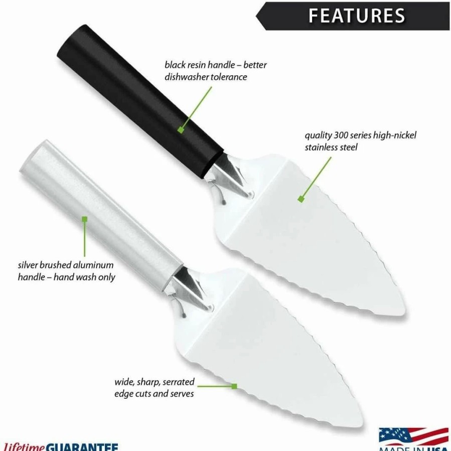 Flatware * | Rada Cutlery Serrated Pie Server | Silver