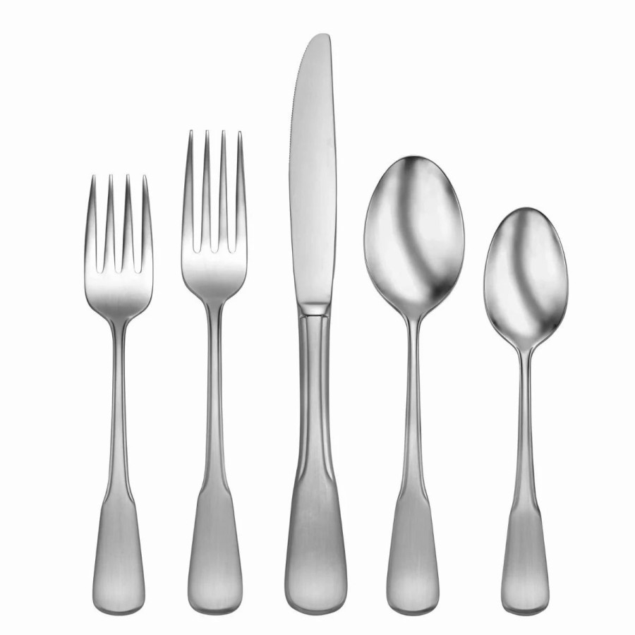 Flatware * | Oneida 18/0 Stainless Steel 45-Piece Flatware Set | Colonial Boston