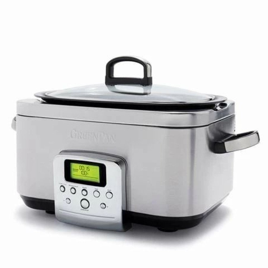 Specialty Appliances * | Greenpan Slow Cooker Stainless Steel 6L