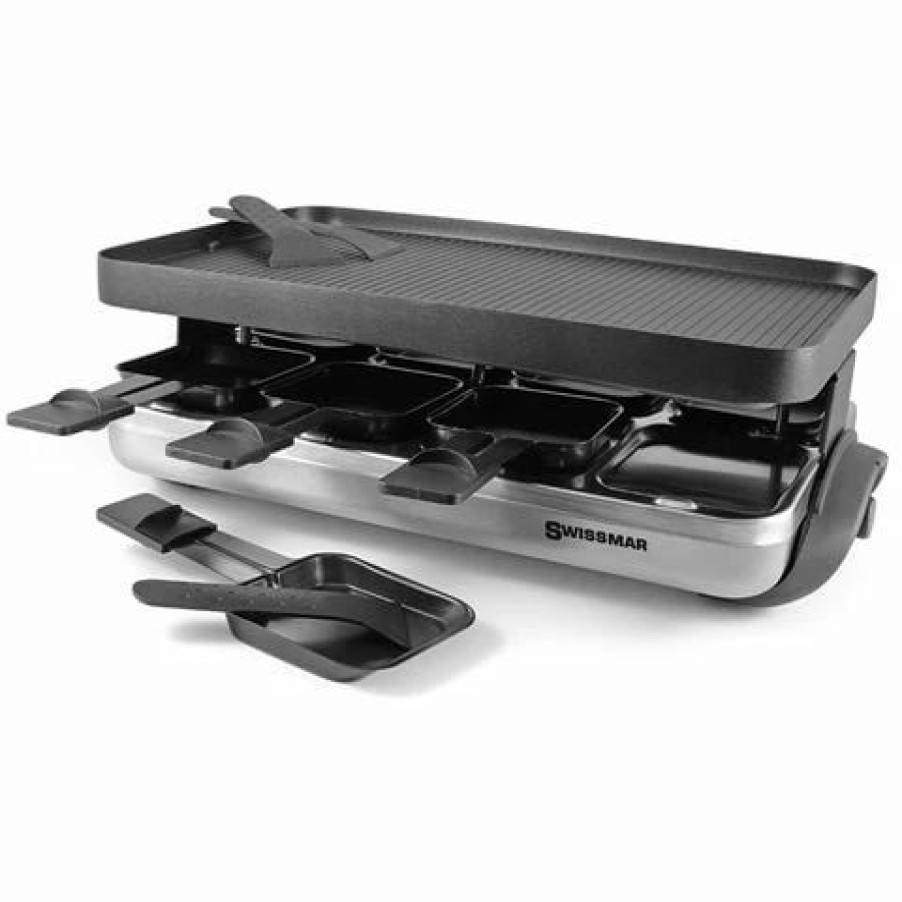 Specialty Appliances * | Swissmar Valais 8 Person Raclette Party Grill Set 17Pce