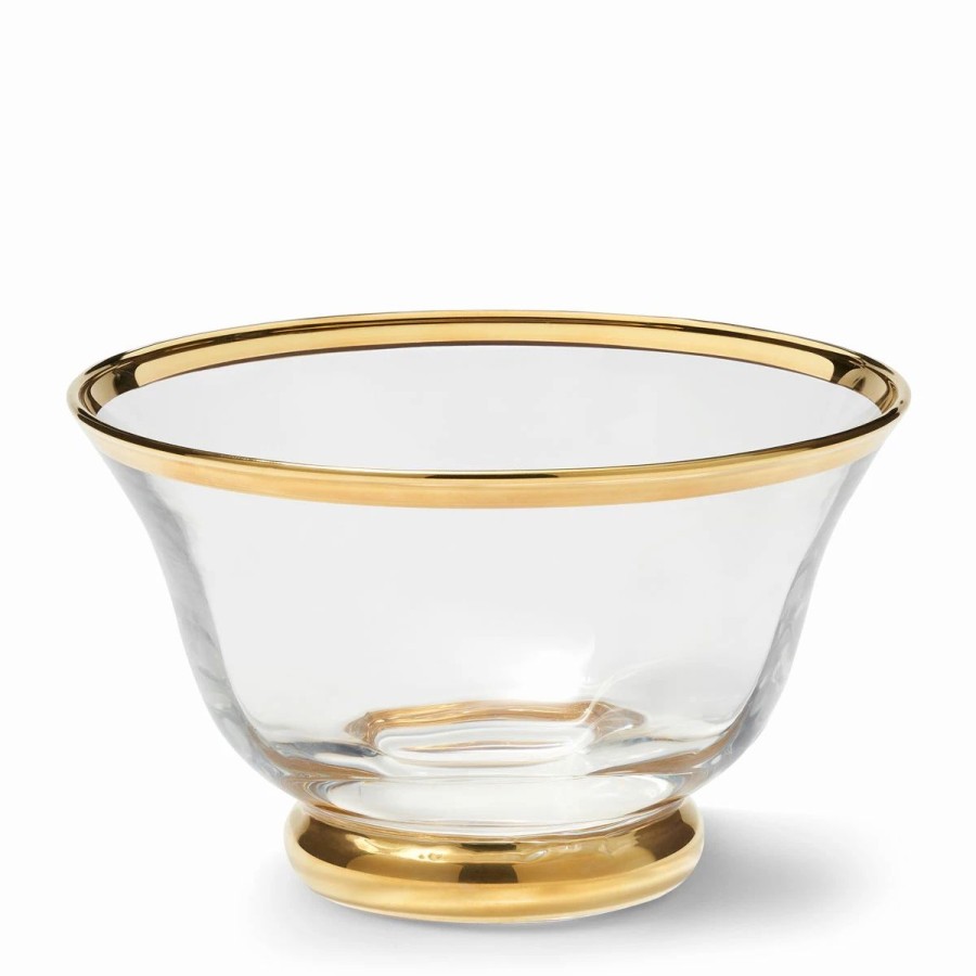 Bowls * | Aerin Gold Sophia 5 Nut Bowl