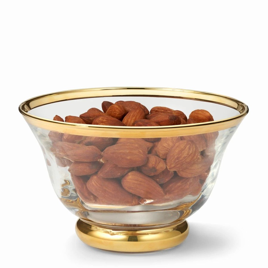 Bowls * | Aerin Gold Sophia 5 Nut Bowl