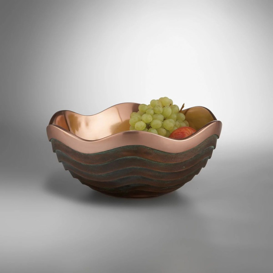 Bowls * | Nambe Mills, Inc. Nambe Metal Copper Canyon 7 Bowl