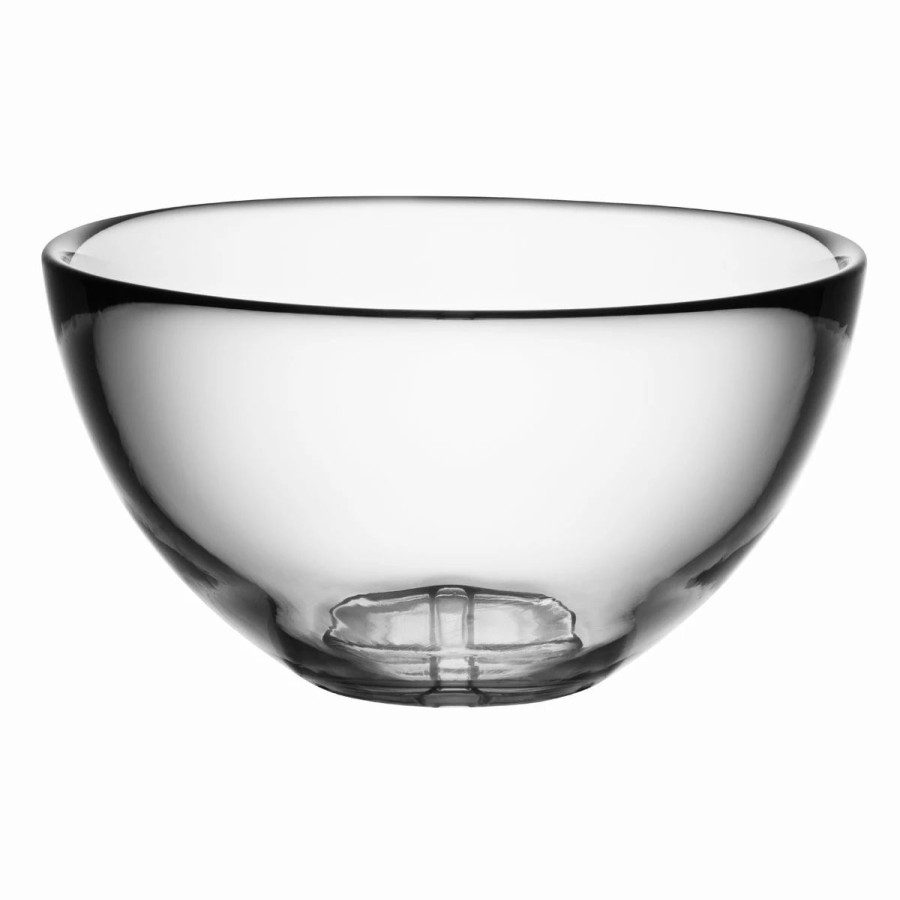 Bowls * | Orrefors Kosta Boda Kosta Boda 8 1/2 Bruk Crystal Serving Bowl, Clear