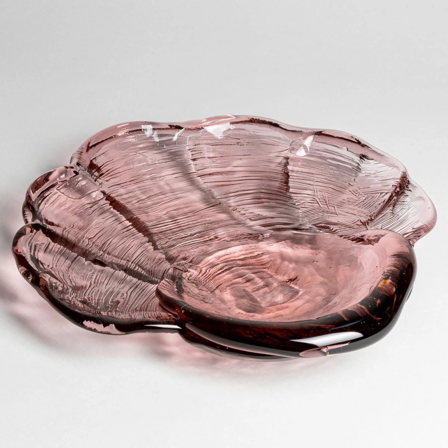 Bowls * | Orrefors Kosta Boda Kosta Boda Crackle Venus Clam 16 Bowl